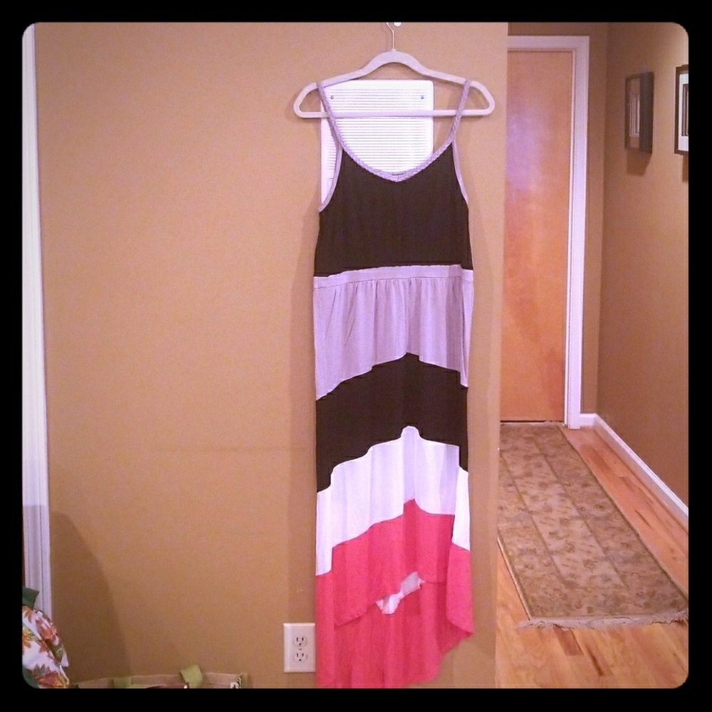 Color Block Maxi Dress